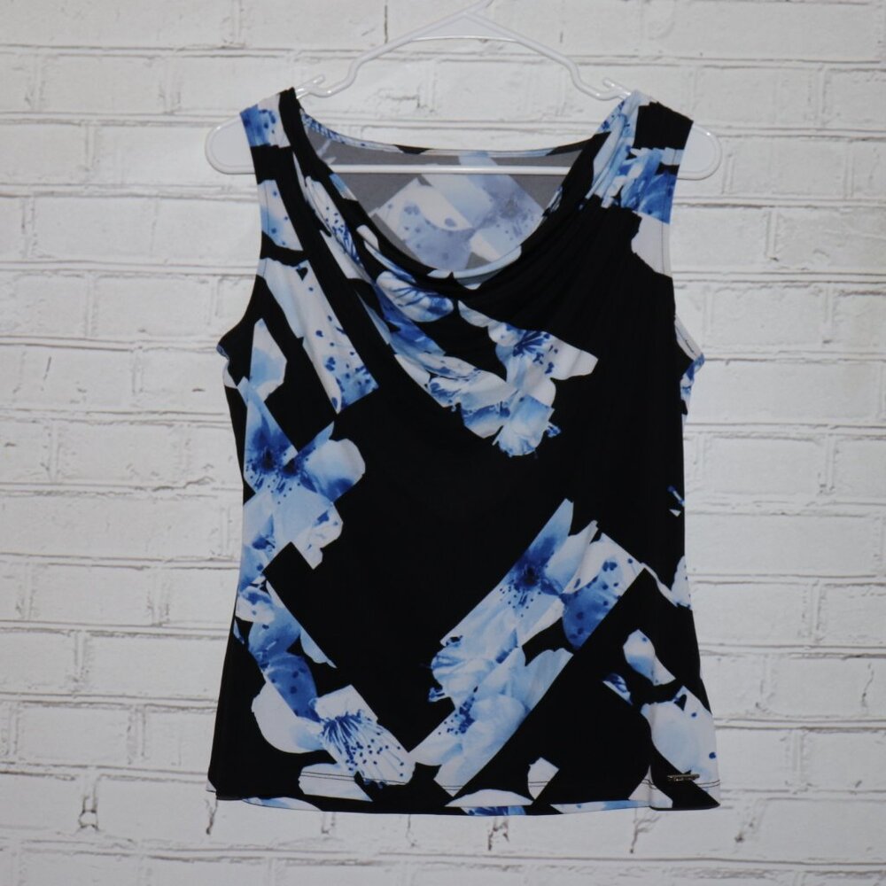 💙 Calvin Klein Sleeveless Draped Top · Approx. Size Small